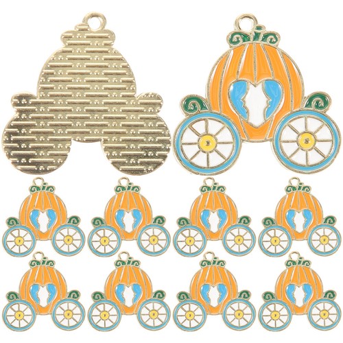 10pcs pumpkin carriage - pumpkin,