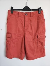Mantaray Terracotta Shorts Cargo Pockets Cotton Size W32