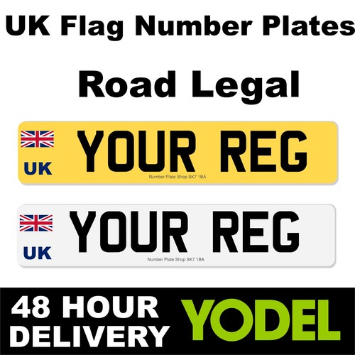 Number plate flag union - flag,