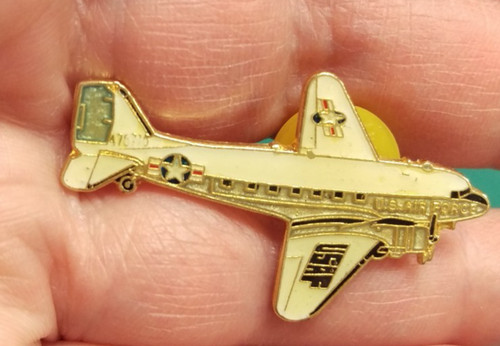 Airplane pin usaf douglas - airplane,