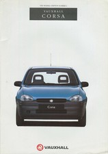 CAR BROCHURE: VAUXHALL CORSA - AUGUST 1993 - 1994 EDITION 1 (INCLUDES GSi 16v)