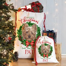 Yorkie Christmas Sack