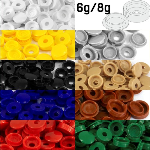 Small plastic hinged screw - hinged,