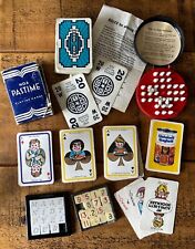 Vintage Collection Games Solitare, Happy Families, Whot, tile puzzle x2 ,all inc