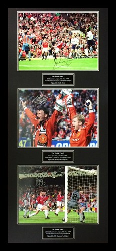 Framed signed manchester - framed,
