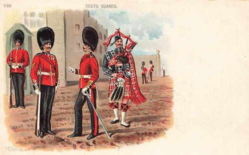 Pre ww1 scots guards reg - reg, f