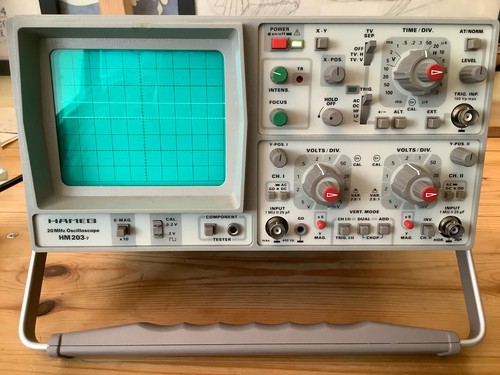 Hameg hm203 oscilloscope - oscilloscope,, 3
