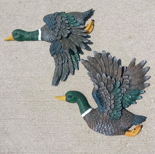 Vtg flying mallard duck - vtg, wall