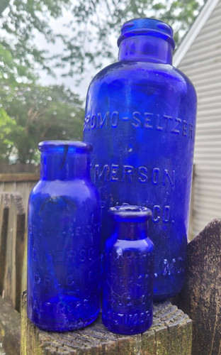 Vintage lot cobalt blue - vintage,