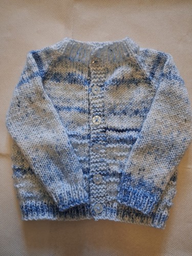 Hand knitted baby cardigan - baby,