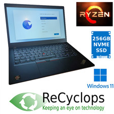 Lenovo Thinkpad T495s 14" Ultrabook, 8GB, 256GB SSD, AMD Ryzen 5 Pro, Windows 11