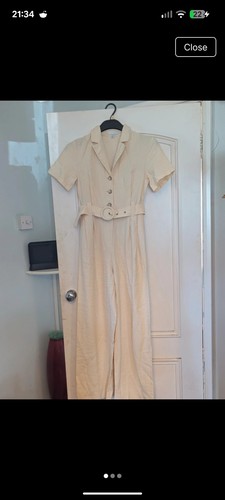 Cream topshop jumpsuit - cream,