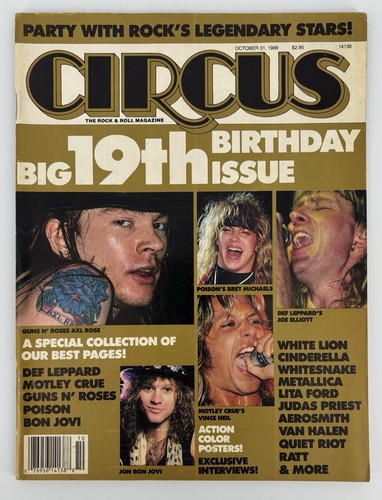 Circus magazine oct 1988 - 31,