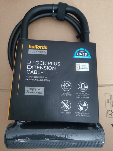 Halfords advanced lock plus - advanced, d