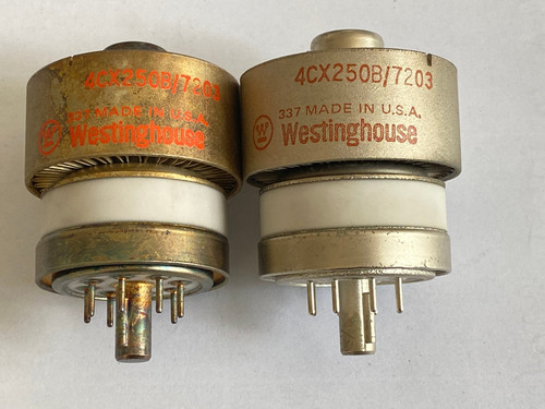 Pair westinghouse 4cx250b - pair,