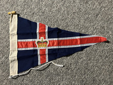 Royal Albert Yacht Club Pennant Burgee 12x18 Inches, Fully Stitched