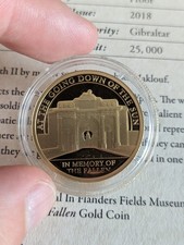 2018 Gibraltar GOLD PROOF