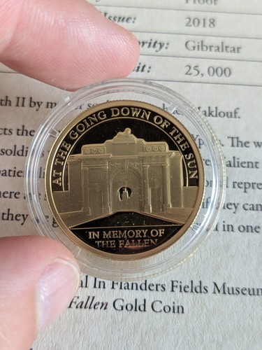 2018 gibraltar gold - 2018, proof