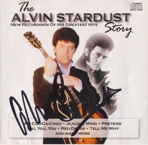 Alvin stardust signed - alvin,