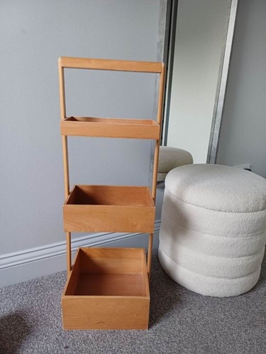 Wooden display unit approx - wooden,