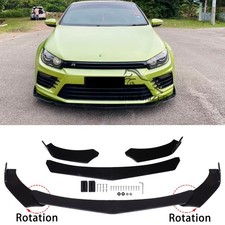 For VW Scirocco TSI 09-2017 Front Bumper Splitter Lip Diffuser Spoiler Body Kit