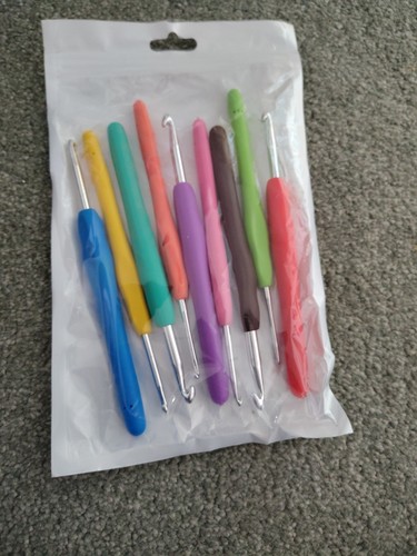 9pcs crochet hooks set - set, soft