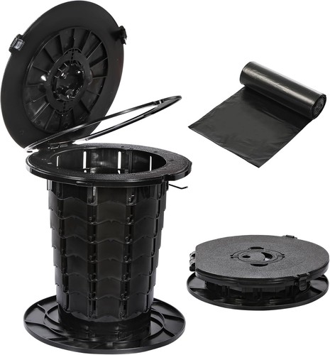 Portable camping toilet - camping,