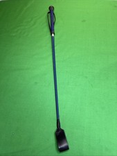 EDWARD GODDARD Royal Blue Red Spiral Riding Whip 26”