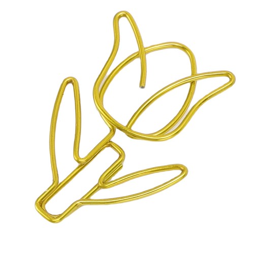 Flower shaped paper - shaped, clips