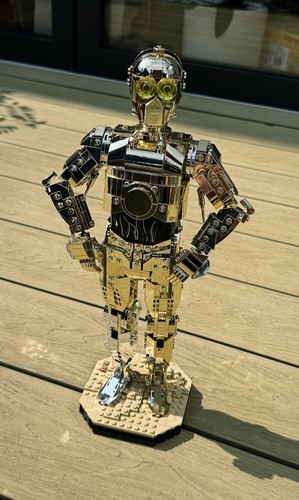 Lego chrome gold - chrome, plated