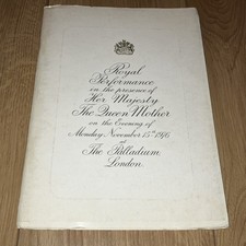 The Royal Variety Show Performance 1976 Programme. Lena Zavaroni. Shirley Bassey