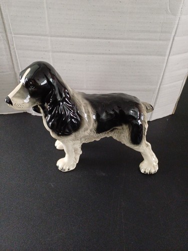 Vintage china spaniel dog - vintage,