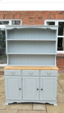 Ducal Pine Welsh Style Hand Painted Wax Top Dresser