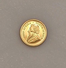 1/10th Oz Gold Krugerrand - 2019 - 22ct Gold Bullion - South Africa