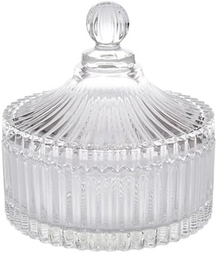 Glass candy jar - candy, with