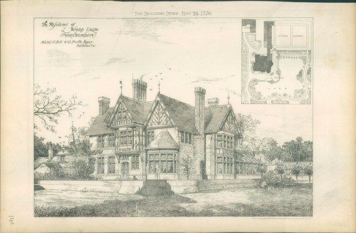 Antique architects print - architects,