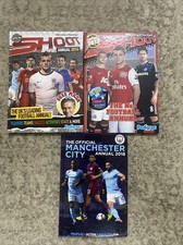 Football Annual Bundle 3 Annual's Shoot 2012, Shoot 2014 Manchester City 2018