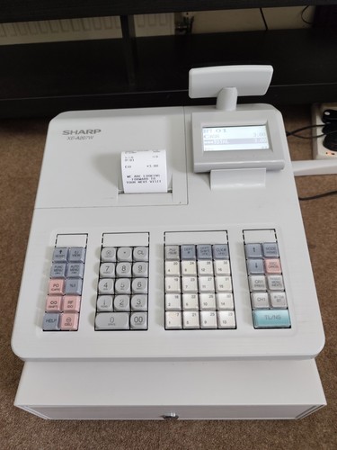 Sharp a207w electronic cash - xe-a207w,