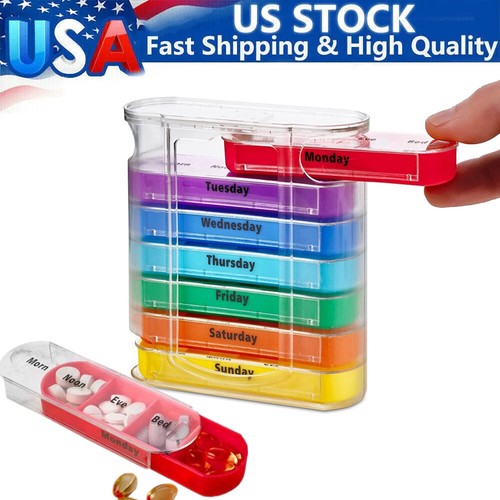 Weekly pill box - organizer, 7