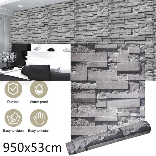 Rustic brick wall slate gray - brick,