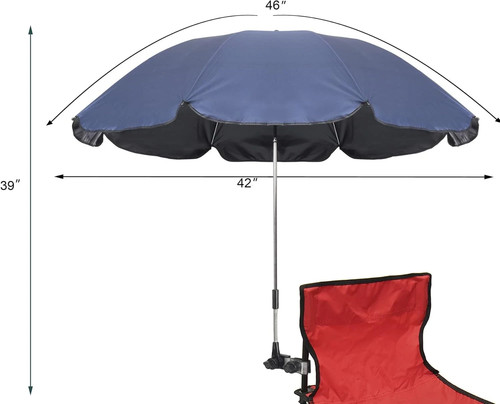 Chair parasol with clamp - chair,