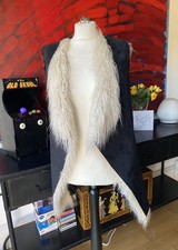 Black Faux Suede Waistcoat