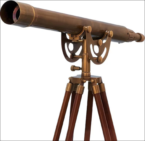 Brass nautical telescope - nautical,