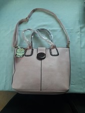 Moda Pink Giant Button Shoulderbag New with Tags