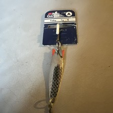 Abu Garcia  Toby 7g 1/4oz S (Silver) Vintage Fishing Lure still on card  