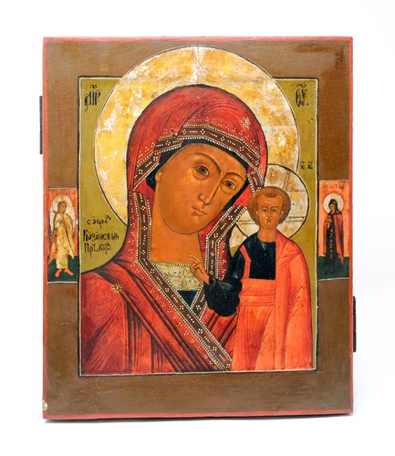 Old russian hand painted - hand,