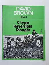 DAVID BROWN C TYPE REVERSIBLE PLOUGH SALES BROCHURE 