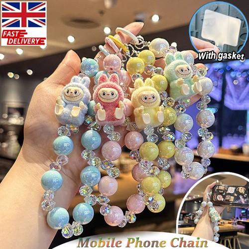 Mobile phone charm wool wrist - phone,