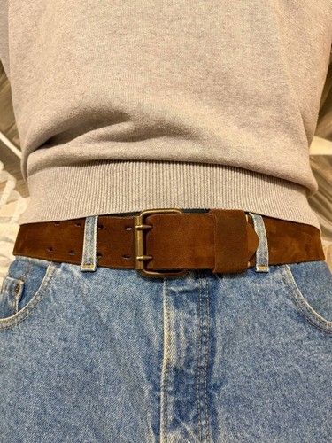 Allsaints vintage belt brown - vintage,