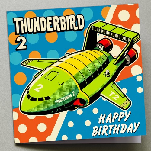 Birthday card thunderbird - birthday,